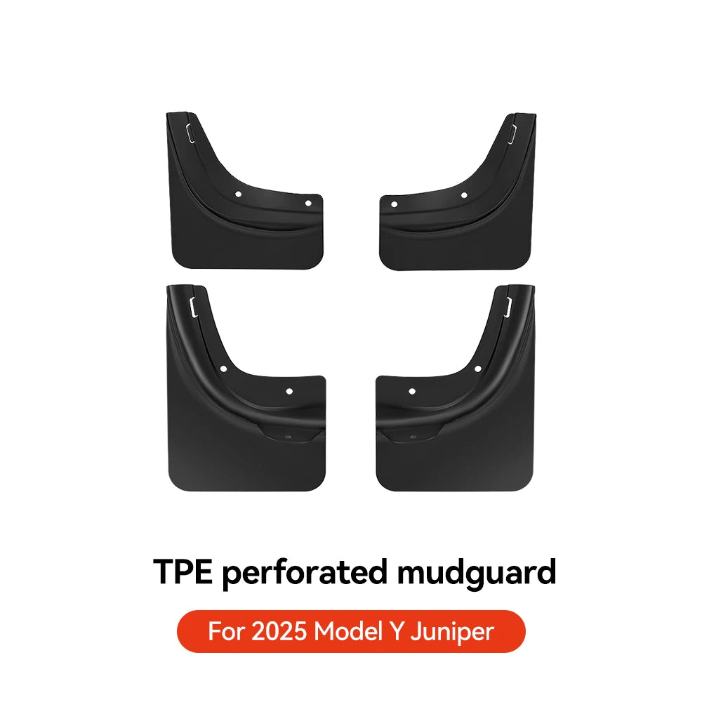 YZ For Tesla Model 3 Y Highland Juniper 2021-2025 Front and Rear Dedicated TPE Mudguard Car Accessories