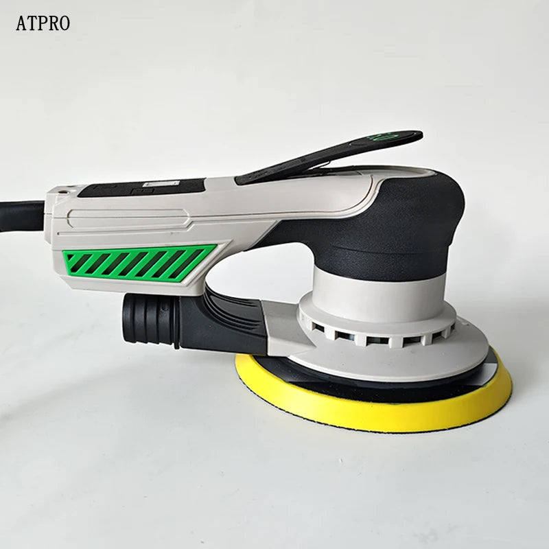 Professional 6 Inch 150mm Electric Brushless Orbital Sander ,5mm Eccentric, for Car Polishing Wood Metal Furniture Sanding