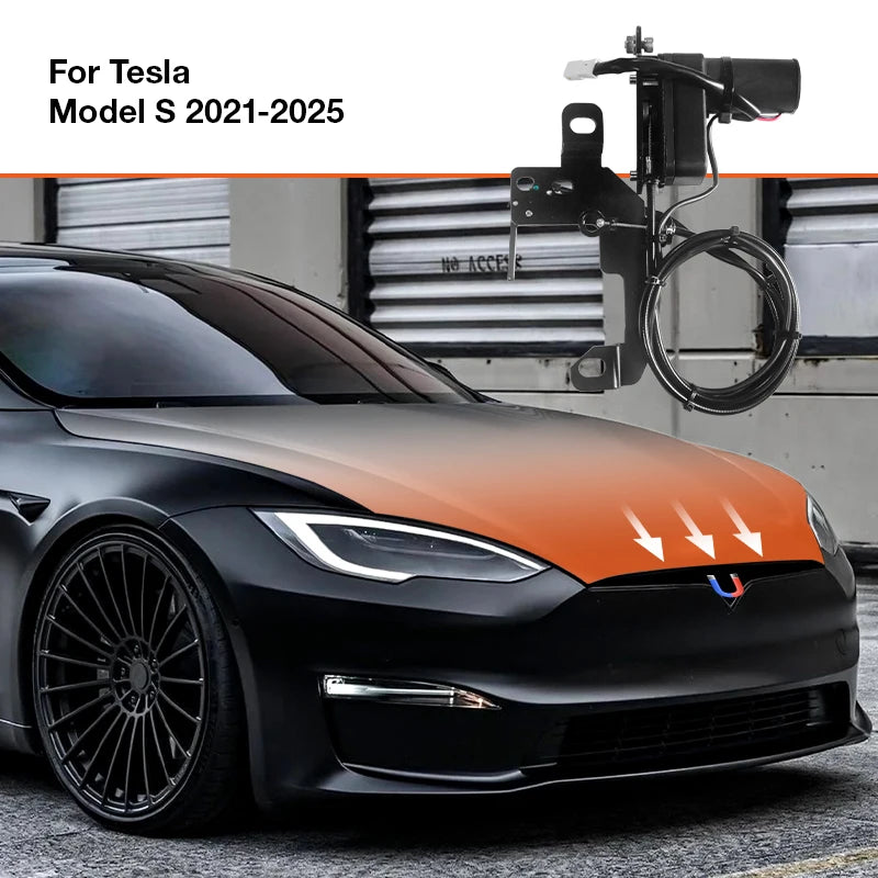 Ruiyyco Frunk Soft Closing for Tesla Model 3 Y S X 2021-2025 Front Trunk Auto Close Electric Suction Cover Automatic Lock Closer