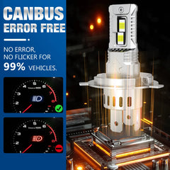 TOAUTO H4 LED Light 100W 20000LM 9005 9006 H11 H7 LED Headlight Canbus 36 CSP Car High Close Lamps Auto With Fan Turbo Lights
