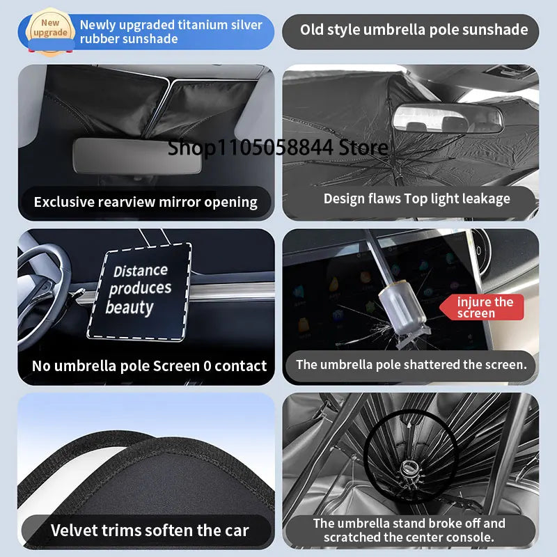 For BYD Seal U DM i Accessories 2025 BYD Song Plus EV Sealion 6 2020 - 2026 Front Windshield Window Sunshade Sun Visor Protector