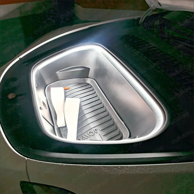 Tesla Front Trunk LED Light Bar Kit - White/Warm White - kingpowerauto