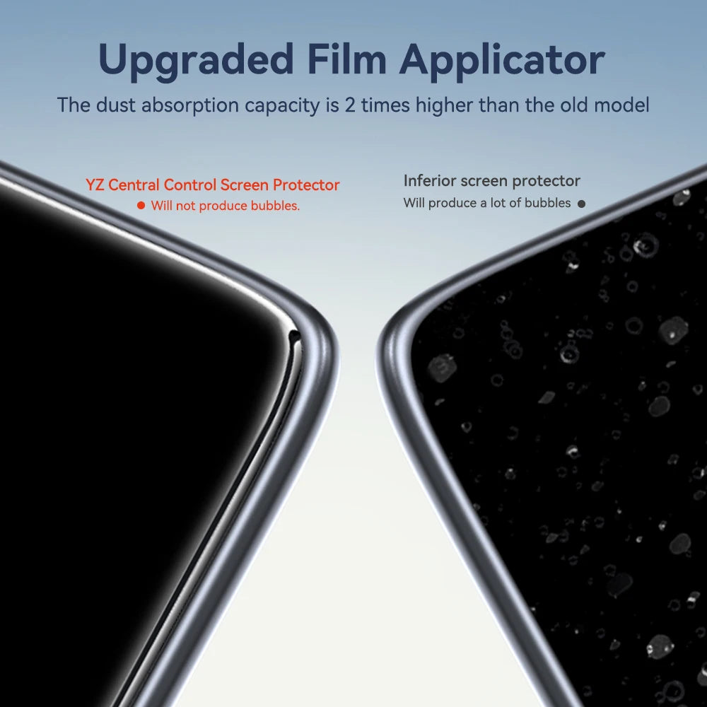 YZ For Tesla Model 3 Y Highland 2025 Tempered Glass Film Protector Matte Glare HD Center Control Touch Screen Film Protection