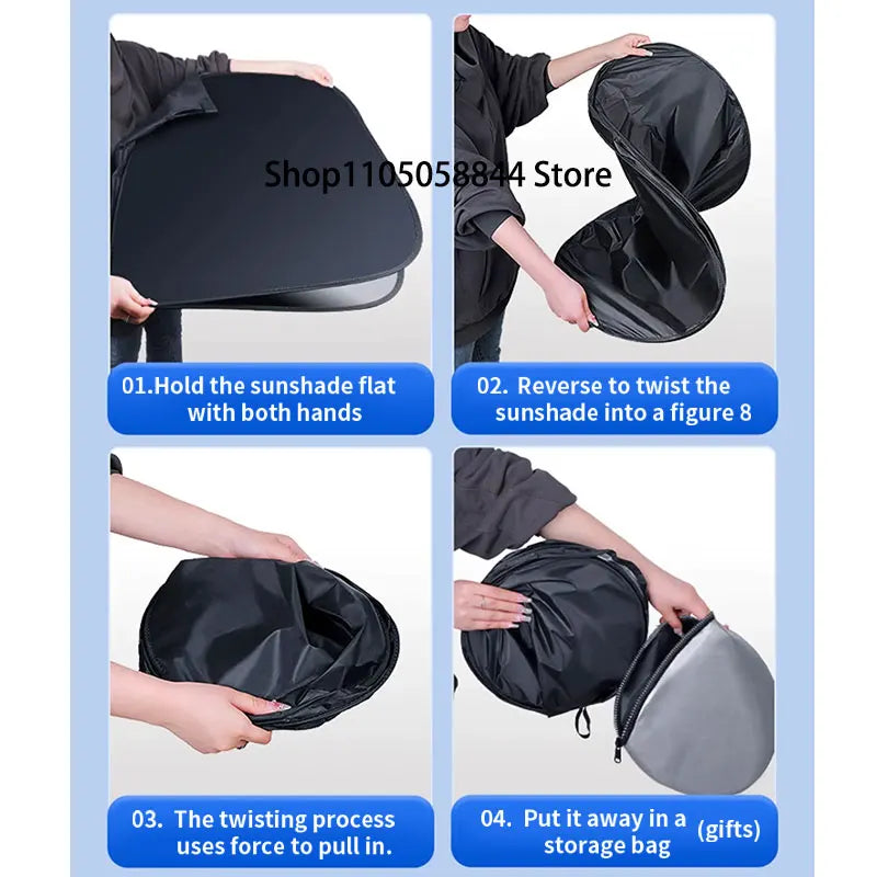 For BYD Seal U DM i Accessories 2025 BYD Song Plus EV Sealion 6 2020 - 2026 Front Windshield Window Sunshade Sun Visor Protector