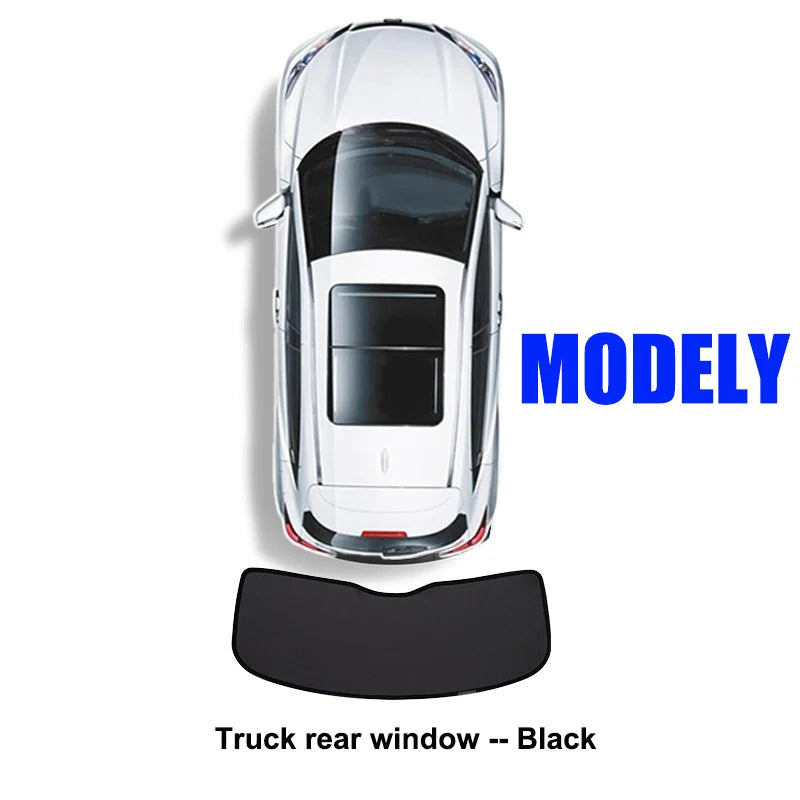 Car Sun Shade for Tesla Model 3 Y LAUNCH 2024 2025 Windshield Sunshade Cover Protector Front Side Window Privacy Blind Shading
