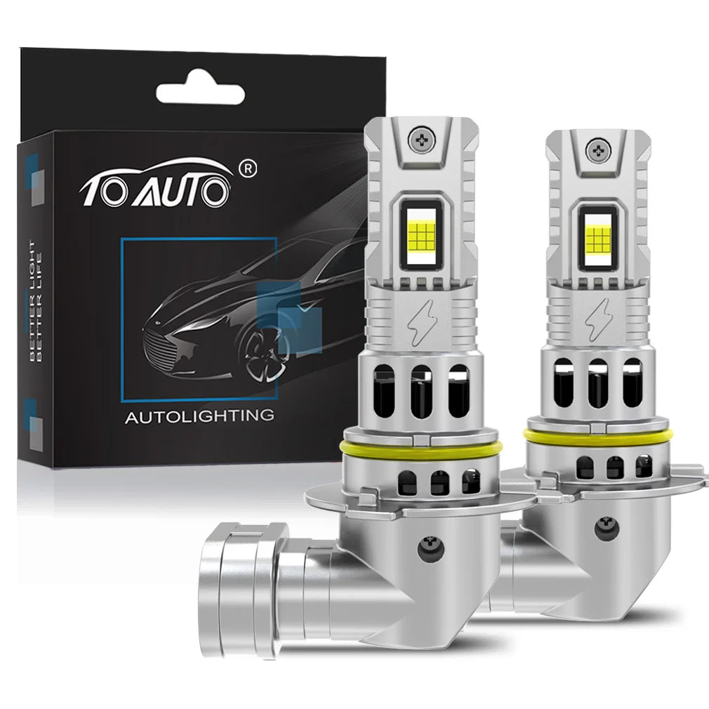 TOAUTO H4 LED Light 100W 20000LM 9005 9006 H11 H7 LED Headlight Canbus 36 CSP Car High Close Lamps Auto With Fan Turbo Lights