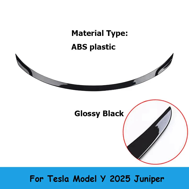 For Tesla New Model Y 2025 Juniper Performance ABS Carbon Fiber Wings Spoiler Model 3 2023-2025 Highland Exterior Accessories