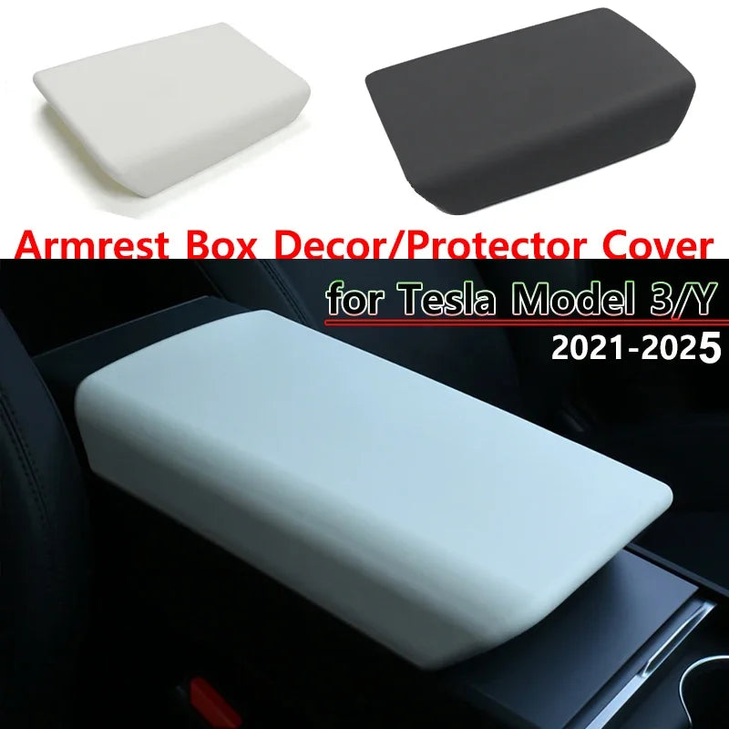 Tesla Model Y Juniper 2025 Center Console Wireless Charging Pad & Mirror Protector - kingpowerauto