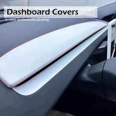 For Tesla Model Y Juniper 2025 2026 Dashboard Panel Trim Center Console Sticker Armrest Pad Air Condition Vent Cover Accessories