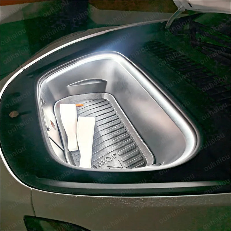 Tesla Front Trunk LED Light Bar Kit - White/Warm White - kingpowerauto