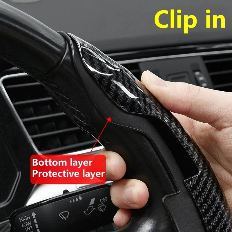 Stylish car steering wheel cover for Toyota Crown CHR Yaris Corolla Auris Hilux Celica Verso Rav4 Prius Camry raze Prado