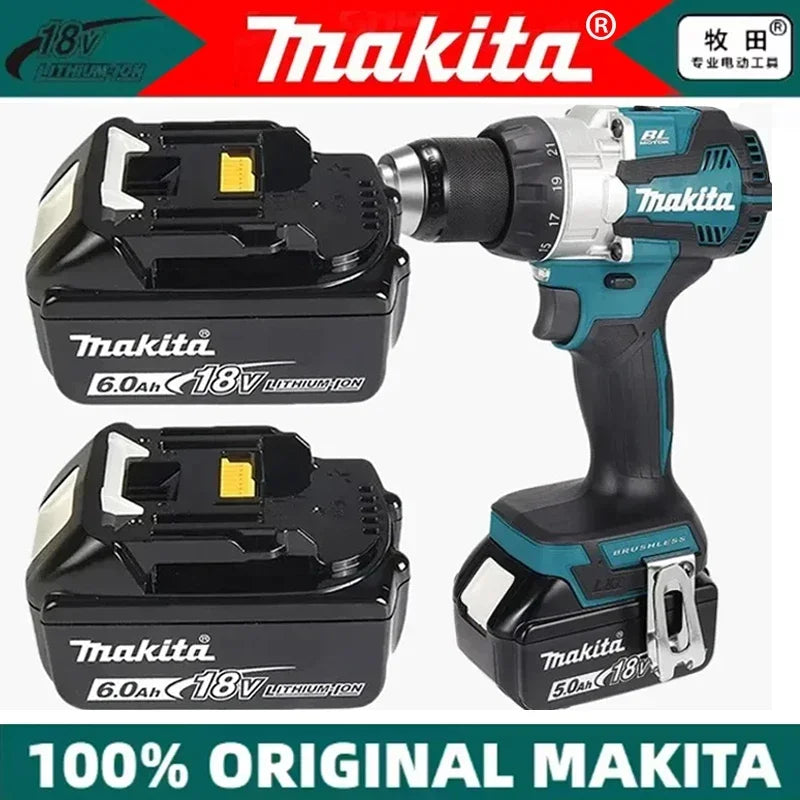 Makita Latest Upgraded BL1860 Rechargeable Battery 18V 6Ah Lithium for Makita 18V Battery BL1840 BL1850 BL1830 BL1860B LXT 400