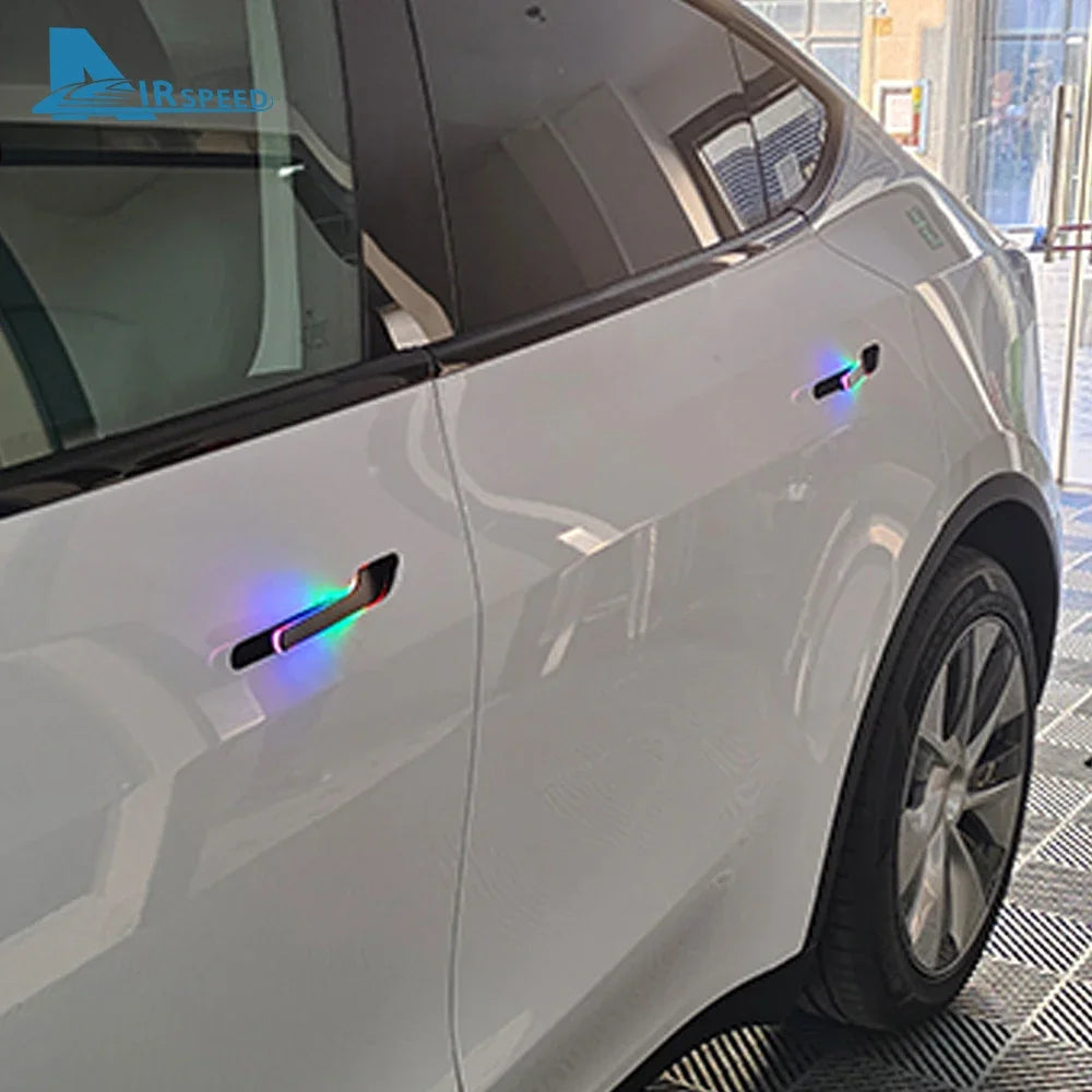 Newest 7th Wireless Auto Door Handle for Tesla Model Y Juniper 2025-2020 Model 3 Highland 2017-2024 Auto Presenting Welcome Mode