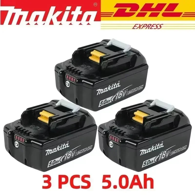 Makita 18V battery for Makita 18V power tools The 18V Makita BL1860B rechargeable battery can replace BL1850B LXT400