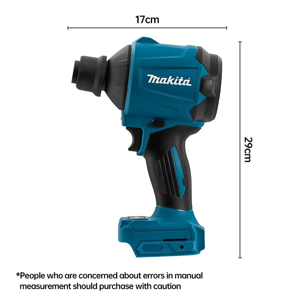Makita 18V Turbo Jet Fan Electric Air Duster Adjustable wind speed Turbo Violent Blower Light Car Cleaning Power Tools