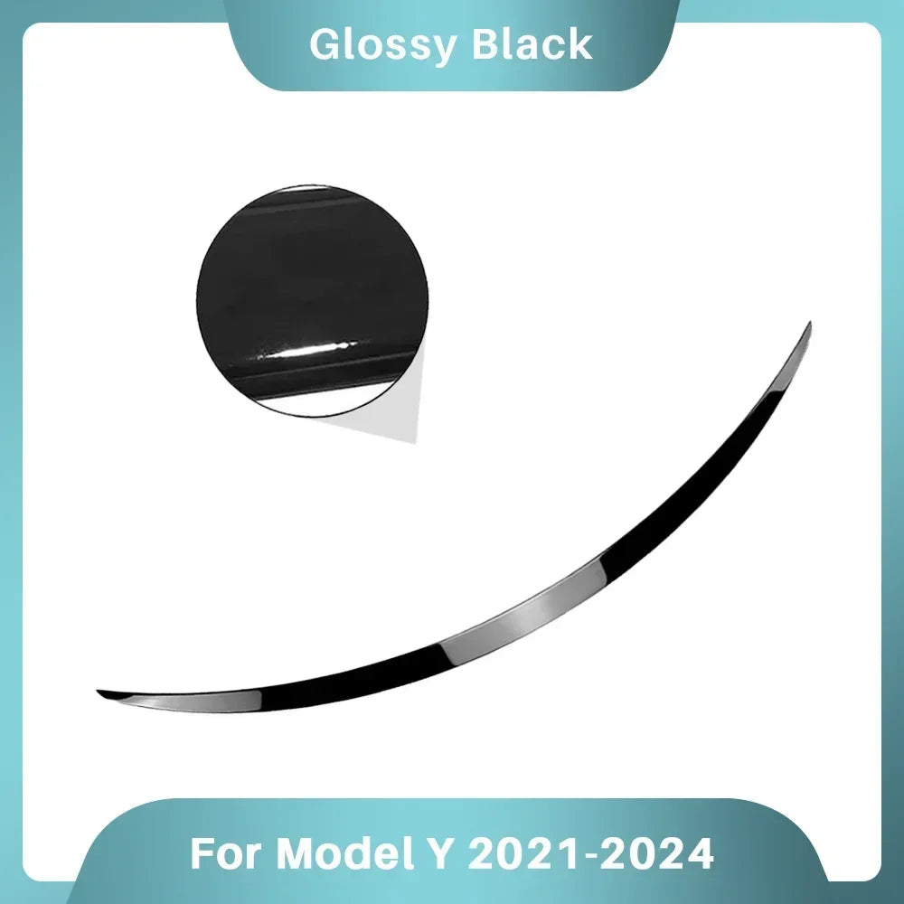XVIP Real Carbon Fiber Spoiler For Tesla ModeY 2021-24 Model3 2017-23 Highland 2024 Trunk Wing Original Car Spoiler Accessories