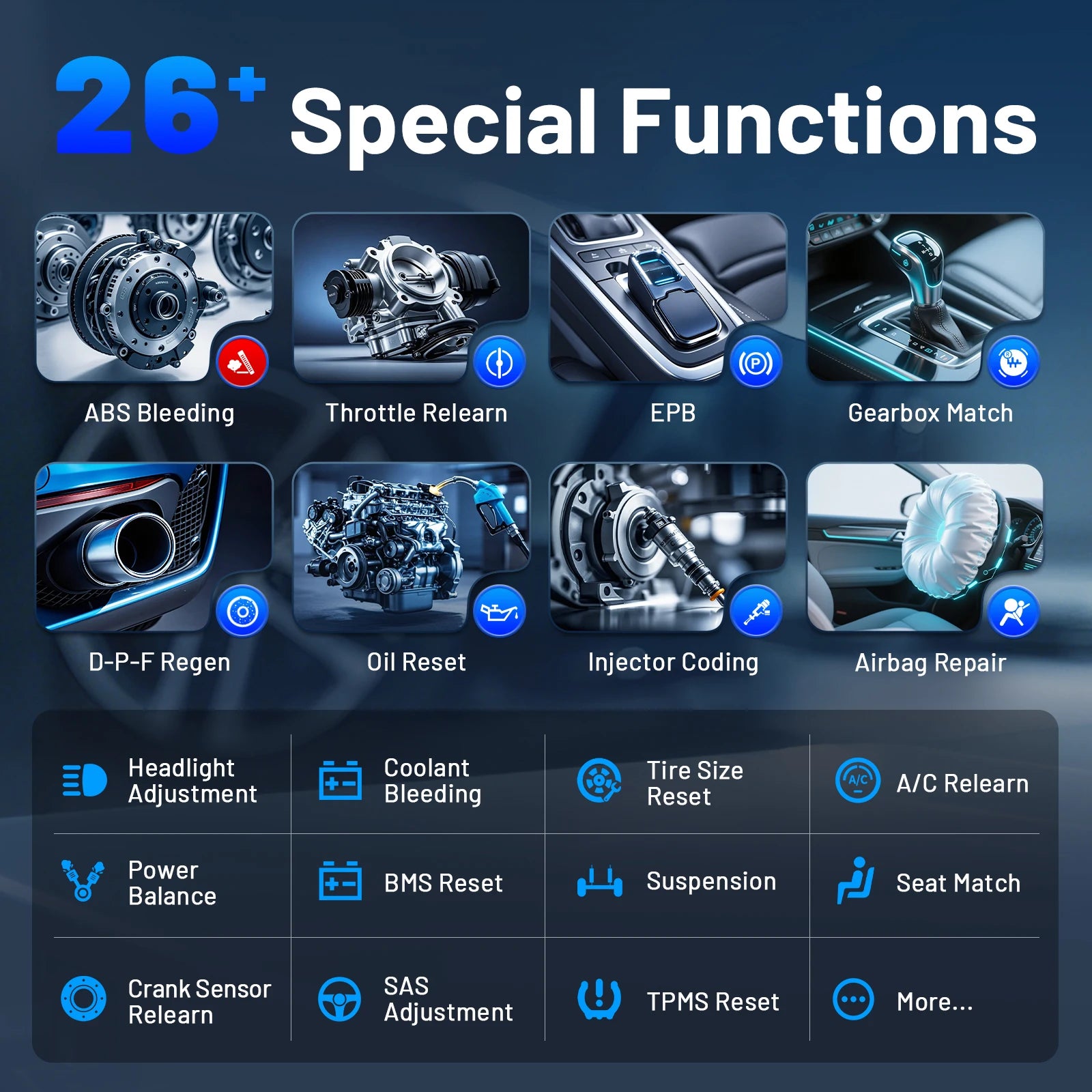 XTOOL Anyscan A30M Bluetooth OBD2 Scanner Car Diagnostic Tools 26+ Reset Service Code Reader CANFD Protocol Lifetime Free Update