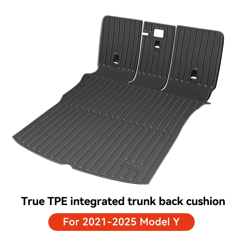 YZ For Tesla Model 3 Y Highland Juniper 2021-2025 all-in-one TPE Trunk mat Luggage mat Four Seasons Waterproof Non-slip