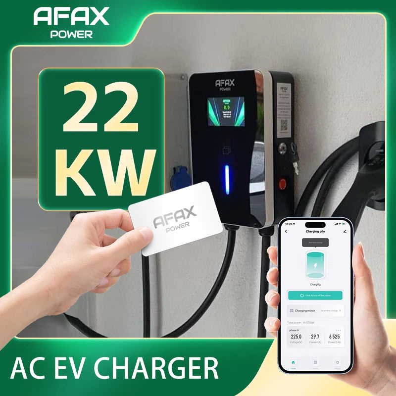 7KW/11KW/22KW Type1/GBT EV Charger 5M Adjustable Electric Vehicle Charging Station Wallbox EV Car Charger