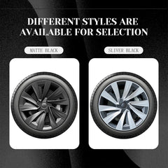4PCS for New Model Y 2025 Juniper 19in Turbine Style Hubcap Rim Cover Accessories Hub Cap Automobile Wheel Cap for Tesla