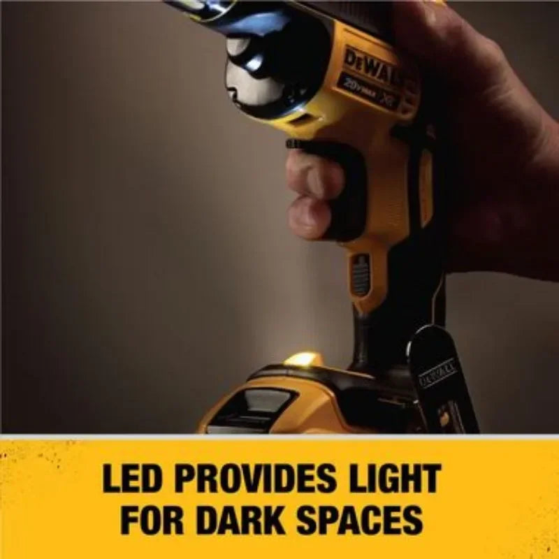 DEWALT DCF620 Brushless Cordless Drywall Screwgun 18V Lithium Power Tools DCF6202 Collated Drywall Screw Gun Attachment