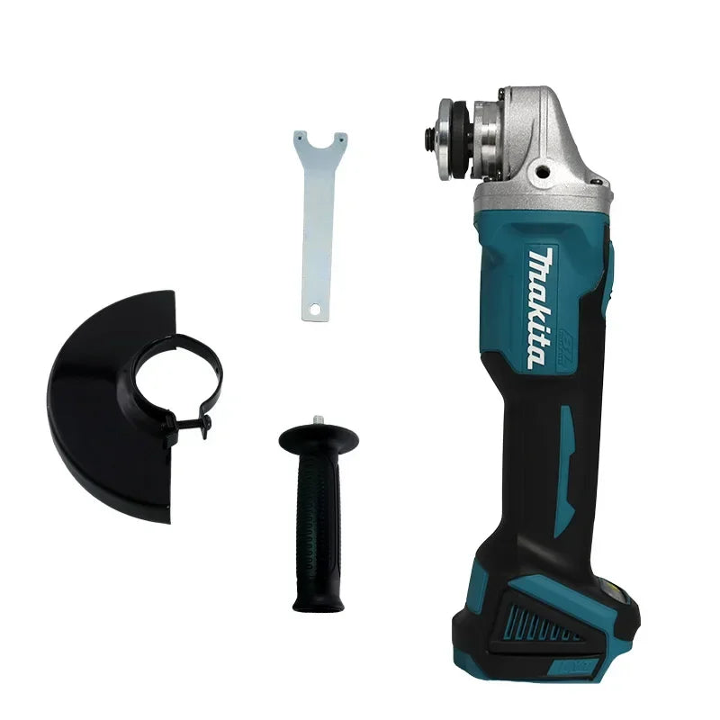 New Makita DGA404 125mm Brushless Lithium Electric Angle Grinder 18V Rechargeable Cutting Machine High Power Machine Power Tool