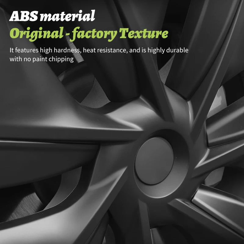 4PCS for Tesla Model Y 2020-2024 Vehicle Full Coverage Gemini Wheel Cover Placement Hubcap 19 Inch Automobile Accessories