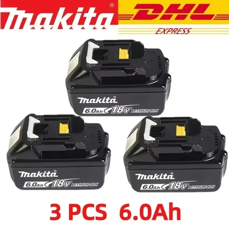Makita 18V battery for Makita 18V power tools The 18V Makita BL1860B rechargeable battery can replace BL1850B LXT400