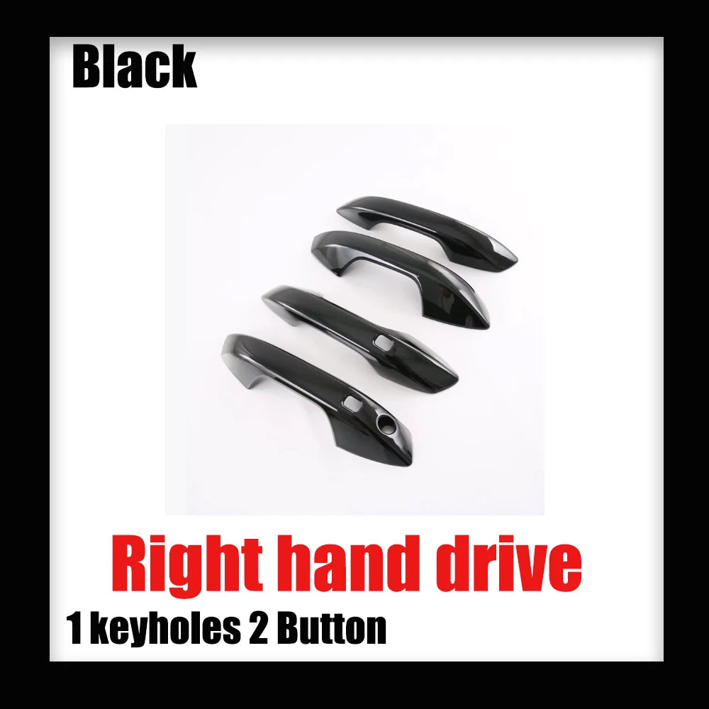 Car Door Handle Cover for BYD Song Plus SA3 Seal U Sealion 6 DM-i EV 2021~2025 2022 Carbon Fiber Chrome Trim Scratch Accessories