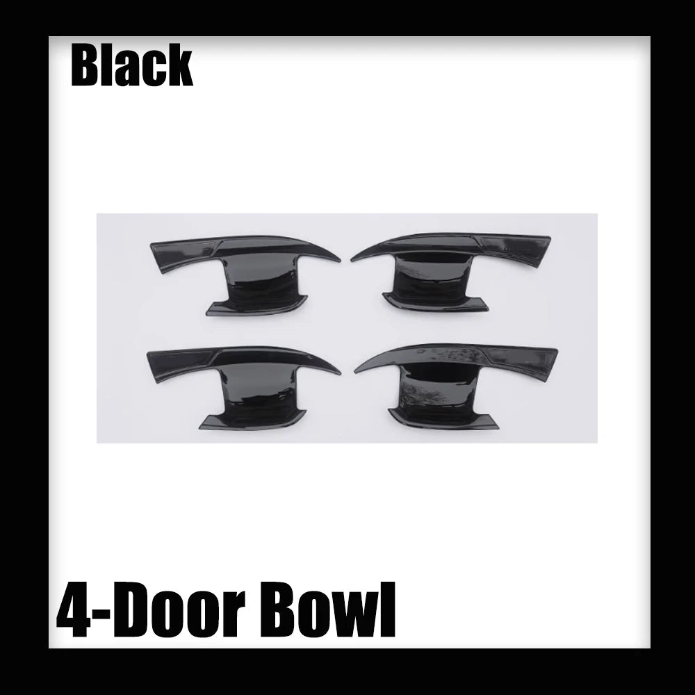 Car Door Handle Cover for BYD Song Plus SA3 Seal U Sealion 6 DM-i EV 2021~2025 2022 Carbon Fiber Chrome Trim Scratch Accessories