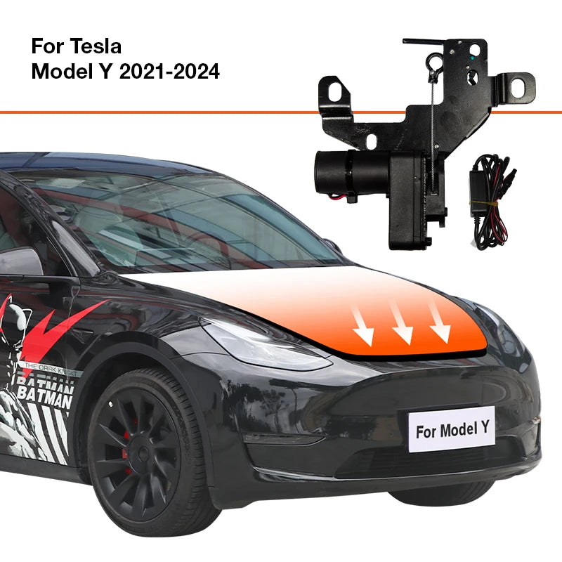 Ruiyyco Frunk Soft Closing for Tesla Model 3 Y S X 2021-2025 Front Trunk Auto Close Electric Suction Cover Automatic Lock Closer