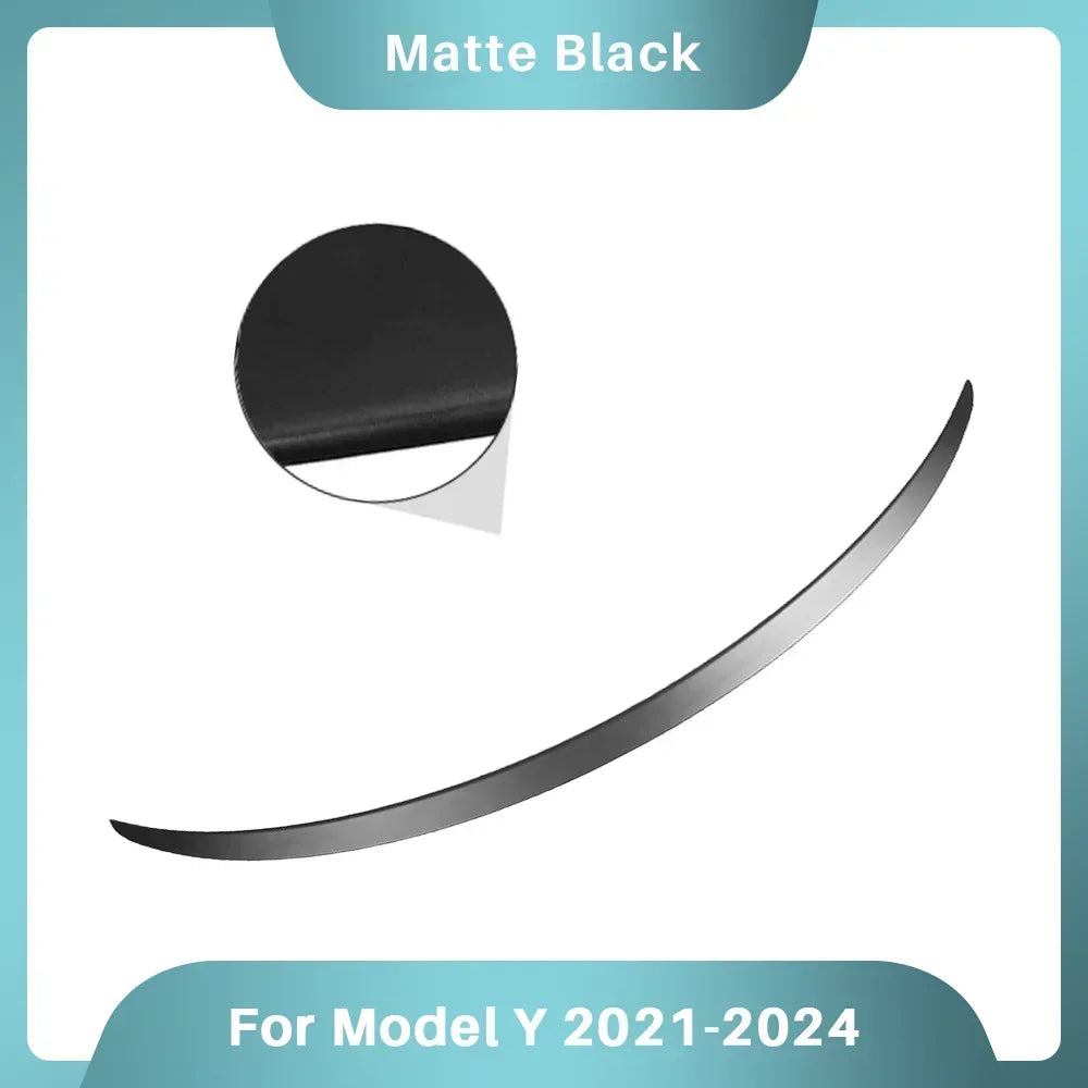 XVIP Real Carbon Fiber Spoiler For Tesla ModeY 2021-24 Model3 2017-23 Highland 2024 Trunk Wing Original Car Spoiler Accessories