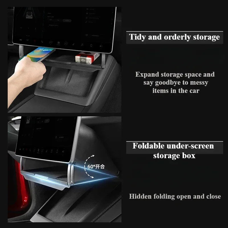 Tesla Model Y/Model 3 Hidden Storage Tray - Organize & Accessorize! - kingpowerauto