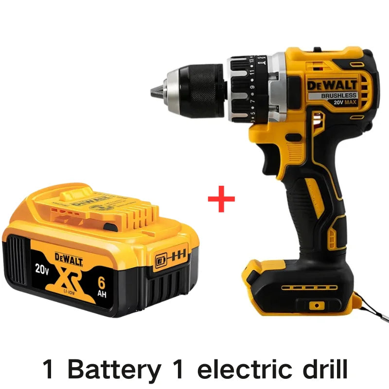 2025 Dewalt 2000RPM Cordless Electric Drill Brushless Driver Adjustable Speed Impact Hand Drill Rechargeable Power Tools DCD796