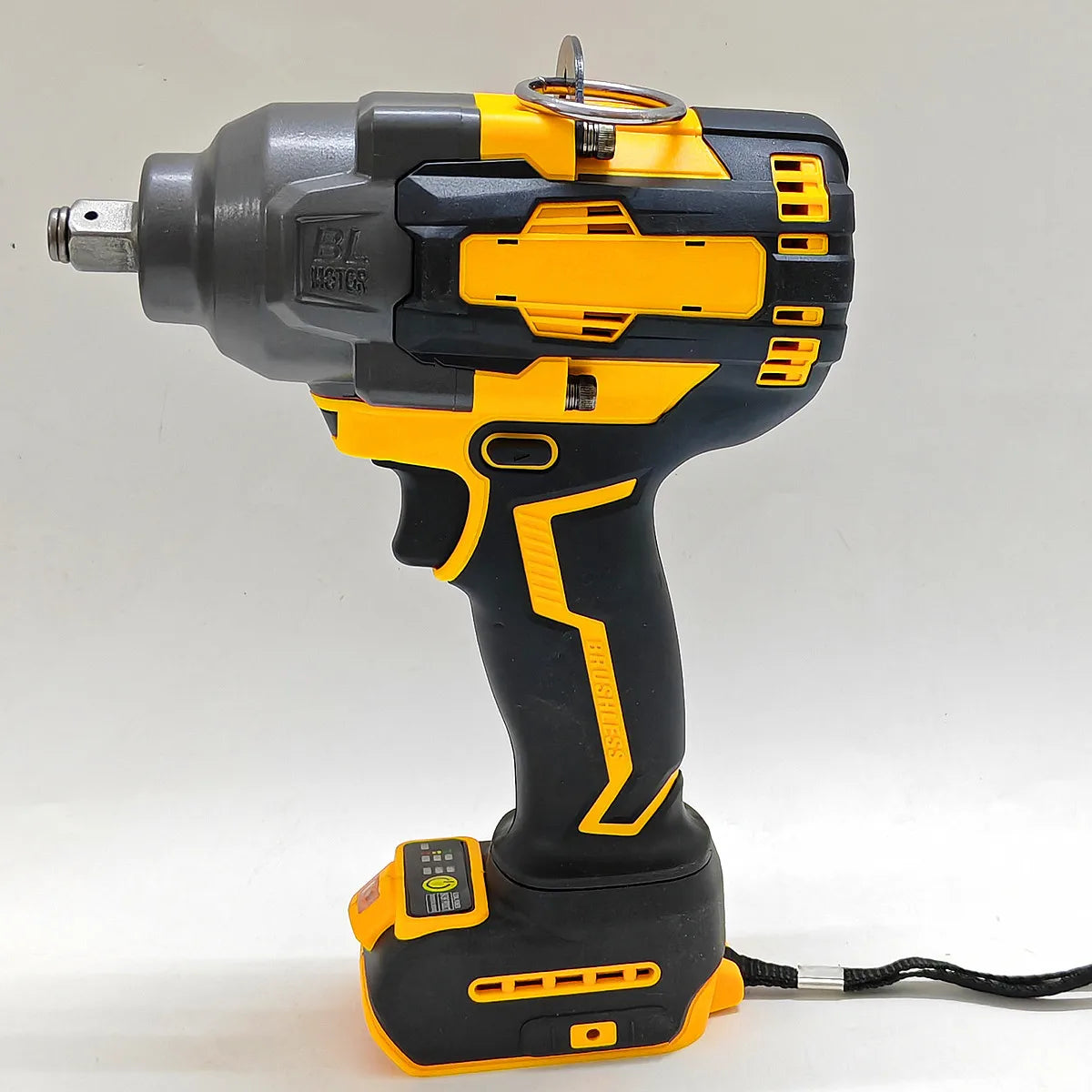 2000Nm Impact Wrench High Torque Brushless Driver Gun 1/2" Cordless Repair Power Tools For DeWALT 20V 18V Battery