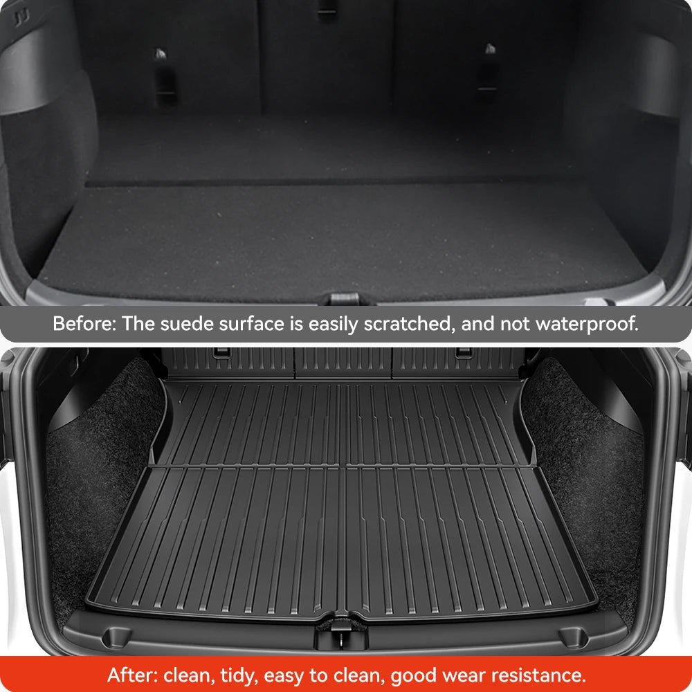 YZ For Tesla Model 3 Y Highland Juniper 2021-2025 all-in-one TPE Trunk mat Luggage mat Four Seasons Waterproof Non-slip