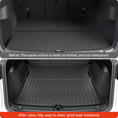 YZ For Tesla Model 3 Y Highland Juniper 2021-2025 all-in-one TPE Trunk mat Luggage mat Four Seasons Waterproof Non-slip