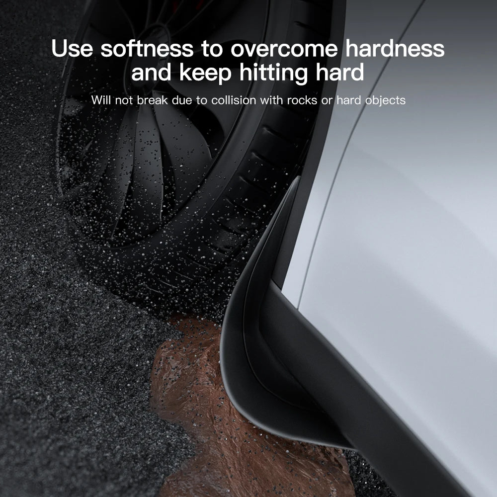 YZ For Tesla Model 3 Y Highland Juniper 2021-2025 Front and Rear Dedicated TPE Mudguard Car Accessories