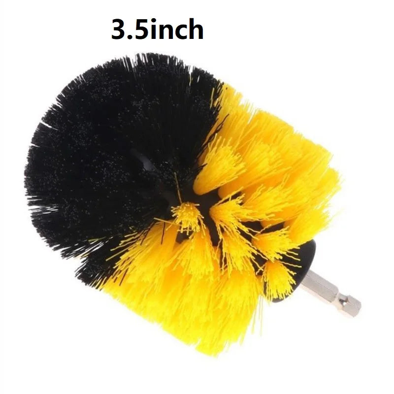Drill Brush Attachment Set Power Scrubber Wash Cleaning Brushes Tool Kit with Extension for Clean Car Wheel Tire Glass windows