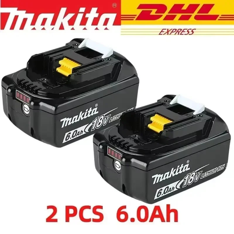 Makita 18V battery for Makita 18V power tools The 18V Makita BL1860B rechargeable battery can replace BL1850B LXT400