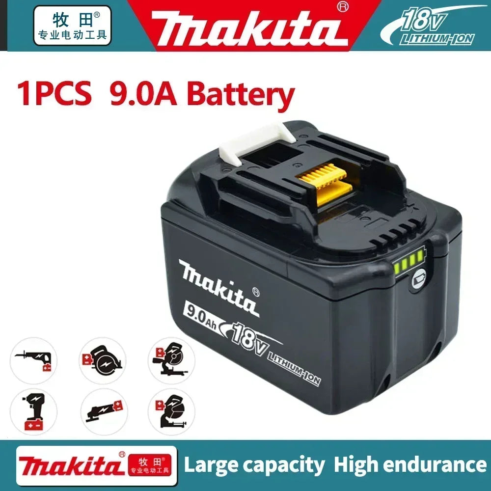 Makita 18V battery for Makita 18V power tools The 18V Makita BL1860B rechargeable battery can replace BL1850B LXT400