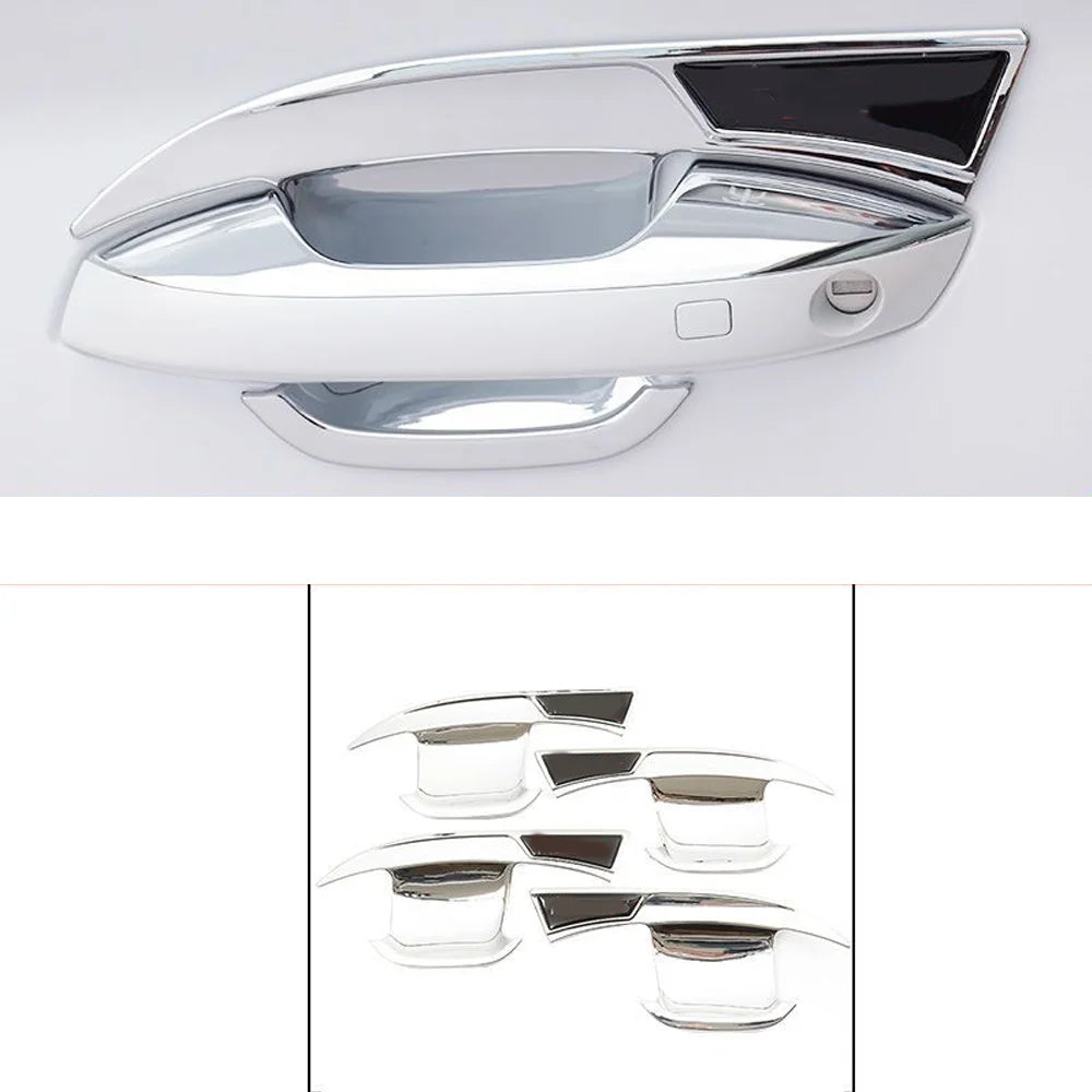 Car Door Handle Cover for BYD Song Plus SA3 Seal U Sealion 6 DM-i EV 2021~2025 2022 Carbon Fiber Chrome Trim Scratch Accessories