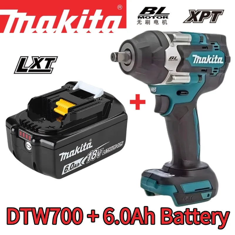 Original Makita DTW700 18V Brushless Impact Wrench Bare Unit 1/2" Square Drive Cordless Lithium Ion Tool Repair, Screwdrive