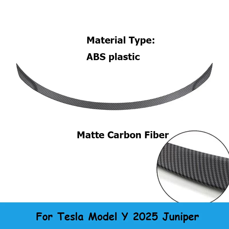 For Tesla New Model Y 2025 Juniper Performance ABS Carbon Fiber Wings Spoiler Model 3 2023-2025 Highland Exterior Accessories