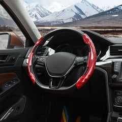 Stylish car steering wheel cover for Toyota Crown CHR Yaris Corolla Auris Hilux Celica Verso Rav4 Prius Camry raze Prado