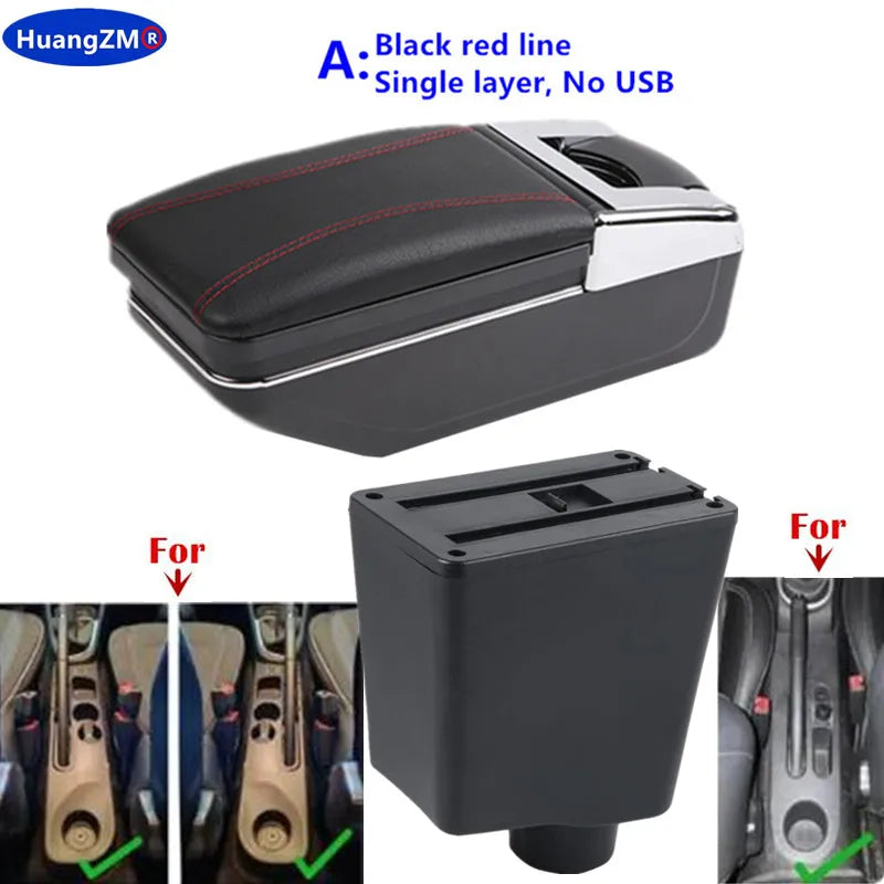 For Renault Clio 4 Armrest For Renault Captur Clio 3 III IV Car Armrest Box Accessorie Storage Parts Dedicated Interior Retrofit
