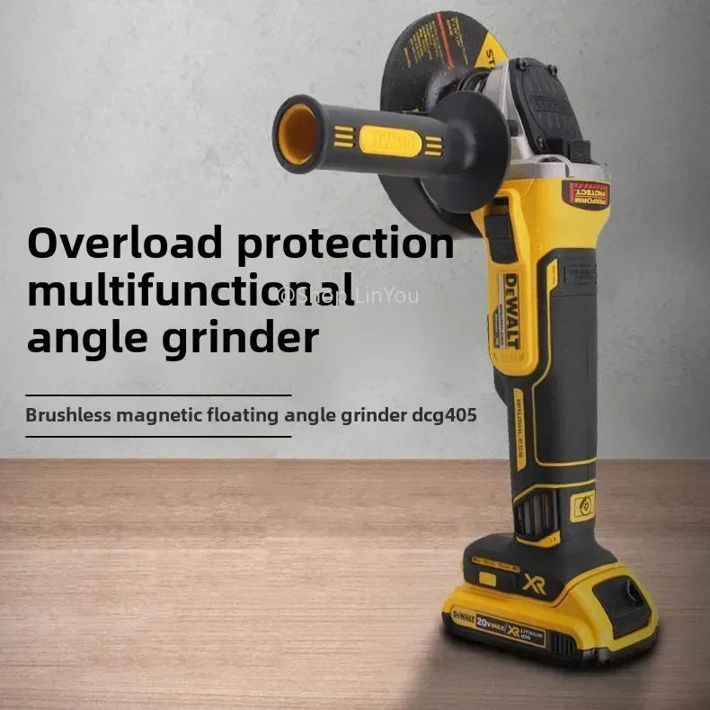 DEWALT DCG405 125mm flat head angle grinder bare machine tool cutting machine brushless 18V lithium battery tools
