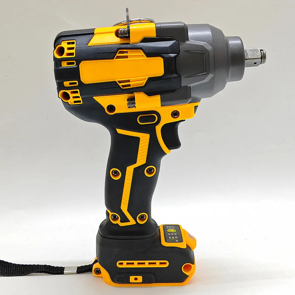 2000Nm Impact Wrench High Torque Brushless Driver Gun 1/2" Cordless Repair Power Tools For DeWALT 20V 18V Battery
