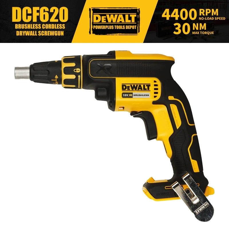 DEWALT DCF620 Brushless Cordless Drywall Screwgun 18V Lithium Power Tools DCF6202 Collated Drywall Screw Gun Attachment