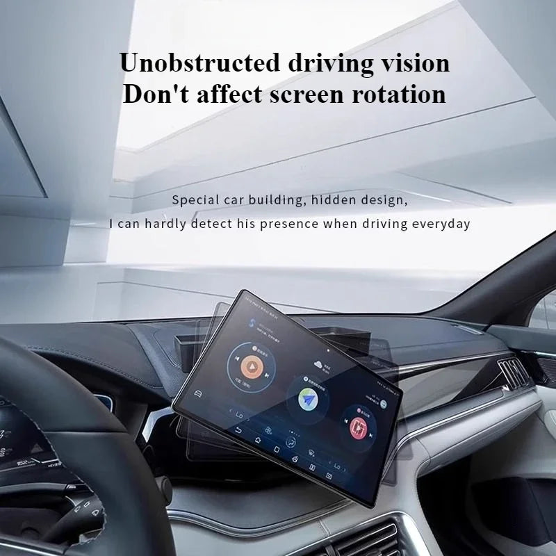 For BYD Song Plus DMi EV 2022-2025 Instrument Panel Storage Box Navigation Screen Back Storage Tray Car Organizer Accessories